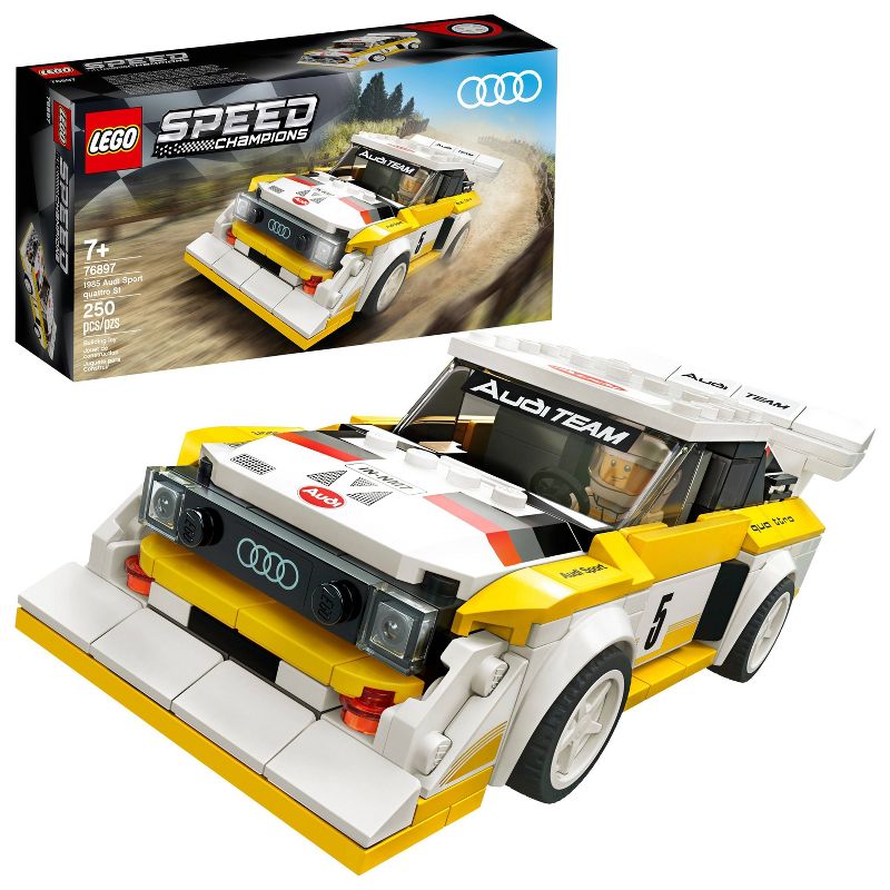 LEGO Speed Champions 1985 Audi Sport Quattro S1 Toy Car Building Kit 76897