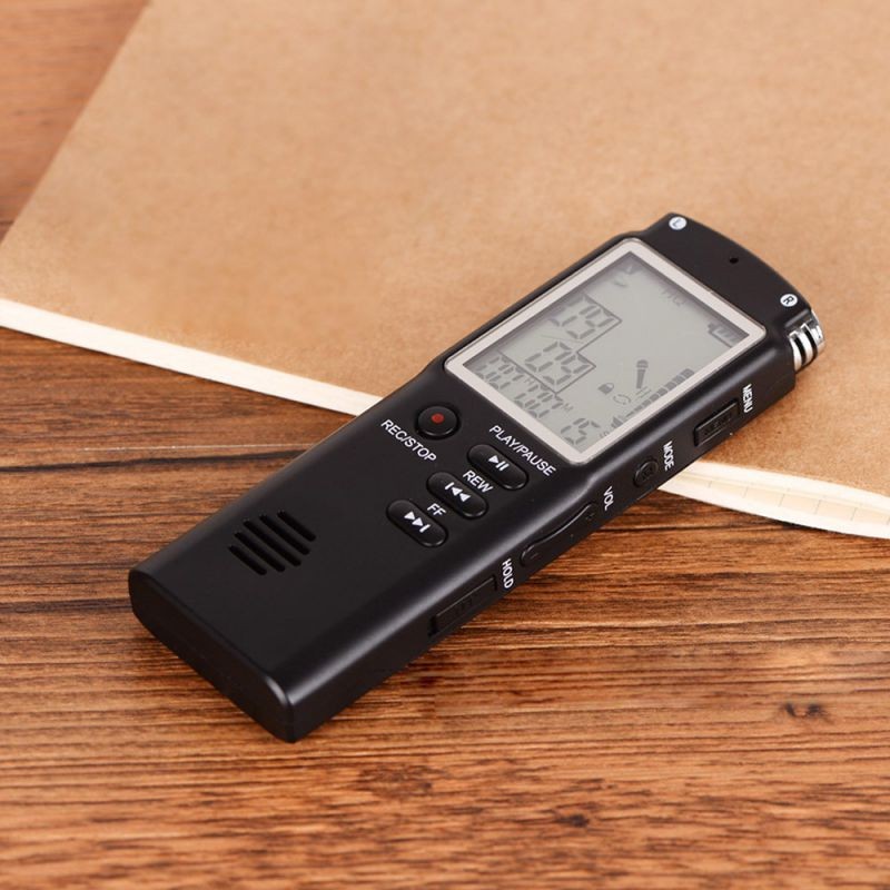 Voice Recorder, 16GB Digital Voice Recorder for Lecture, Audio Voice Recorder with MP3 Player, Voice-Activated Recorder, with Rechargeable Stereo HD Recording Voice (16GB)