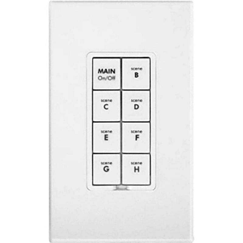 INSTEON Keypad Dimmer Switch (Dual-Band), 8-Button, White