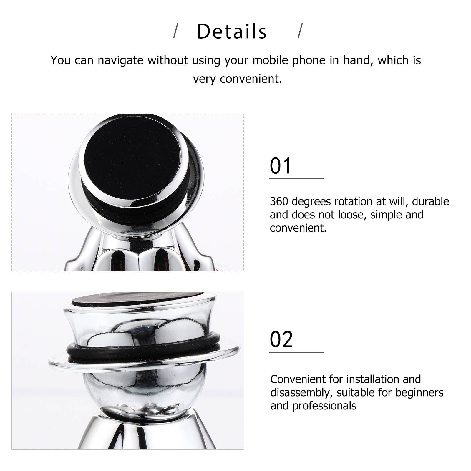 1 Set Car Mounted Phone Stand Sensing Phone Storage Bracket Car Phone Holder