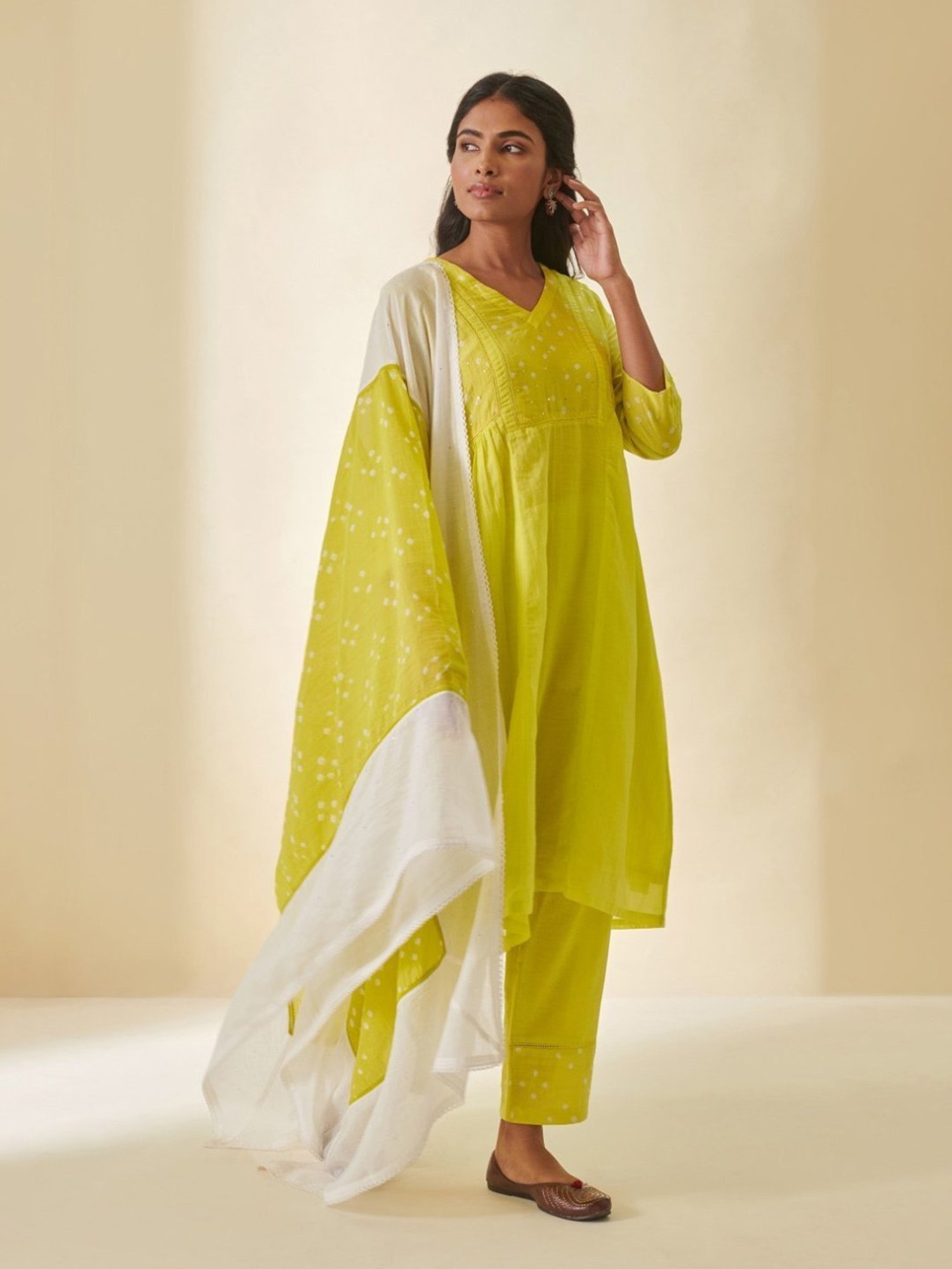 Stylum Multicolor Block Print Dupatta