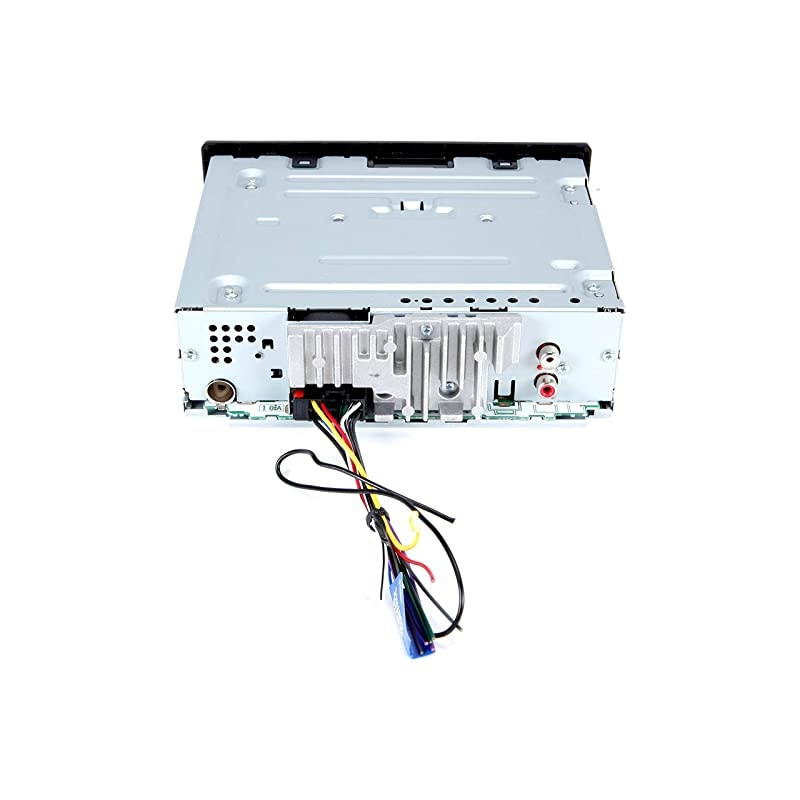 Single Din InDash CDCDRRw MP3WmaWav AmFM Front USBAuxiliary Input MIXTRAX and Arc Support Car Stereo Receiver Detachable Face Plate