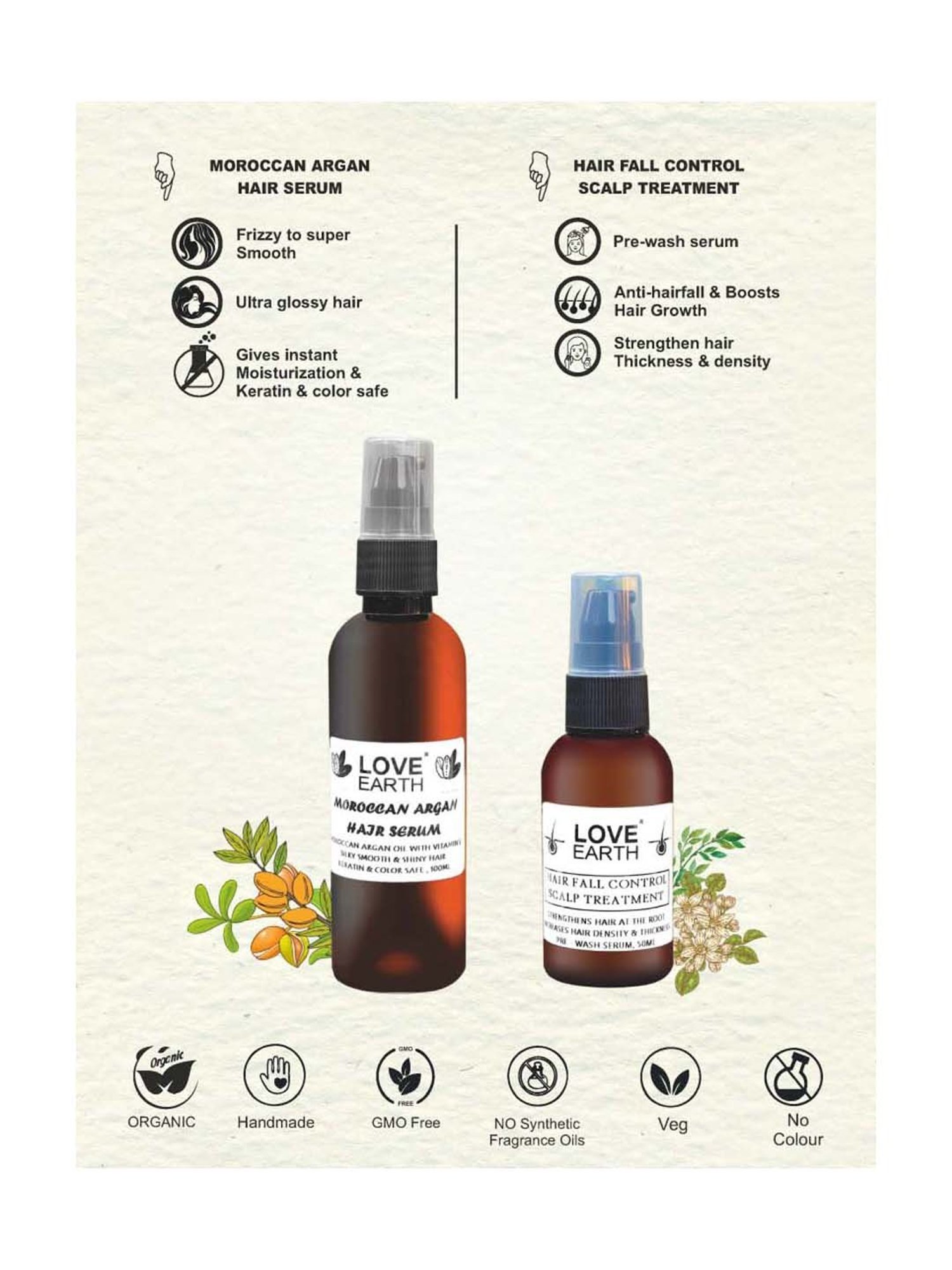 Earthraga Hair Gain Redensyl Serum - 50 ml