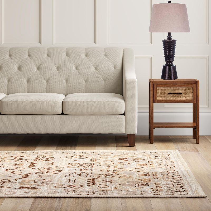 Deco Resin Table Lamp - 30.5"H - Antique Bronze