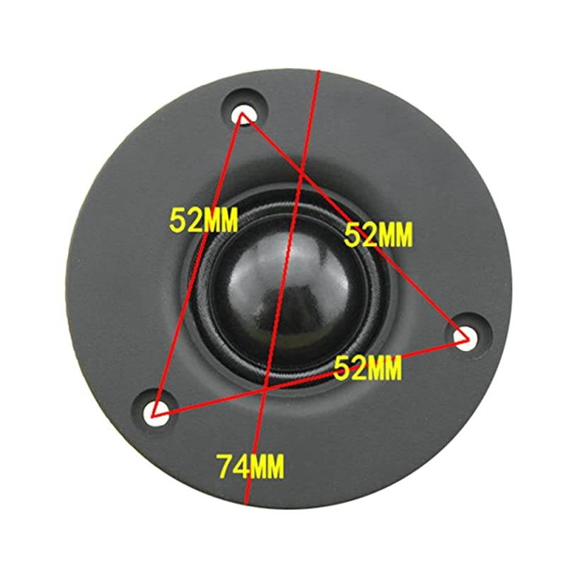 Inch Audio Stereo Speaker 20W Tweeter 4O Highpitched Loudspeaker Audiophiles DIY Home Theater Bookshelf Stereo Speakers 74MM 4 Ohm