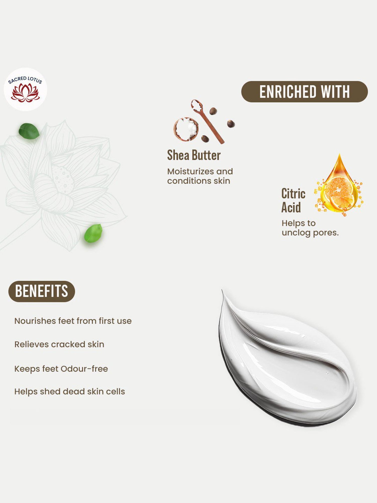 The Hade Calendula Foot Cream - 50 gm