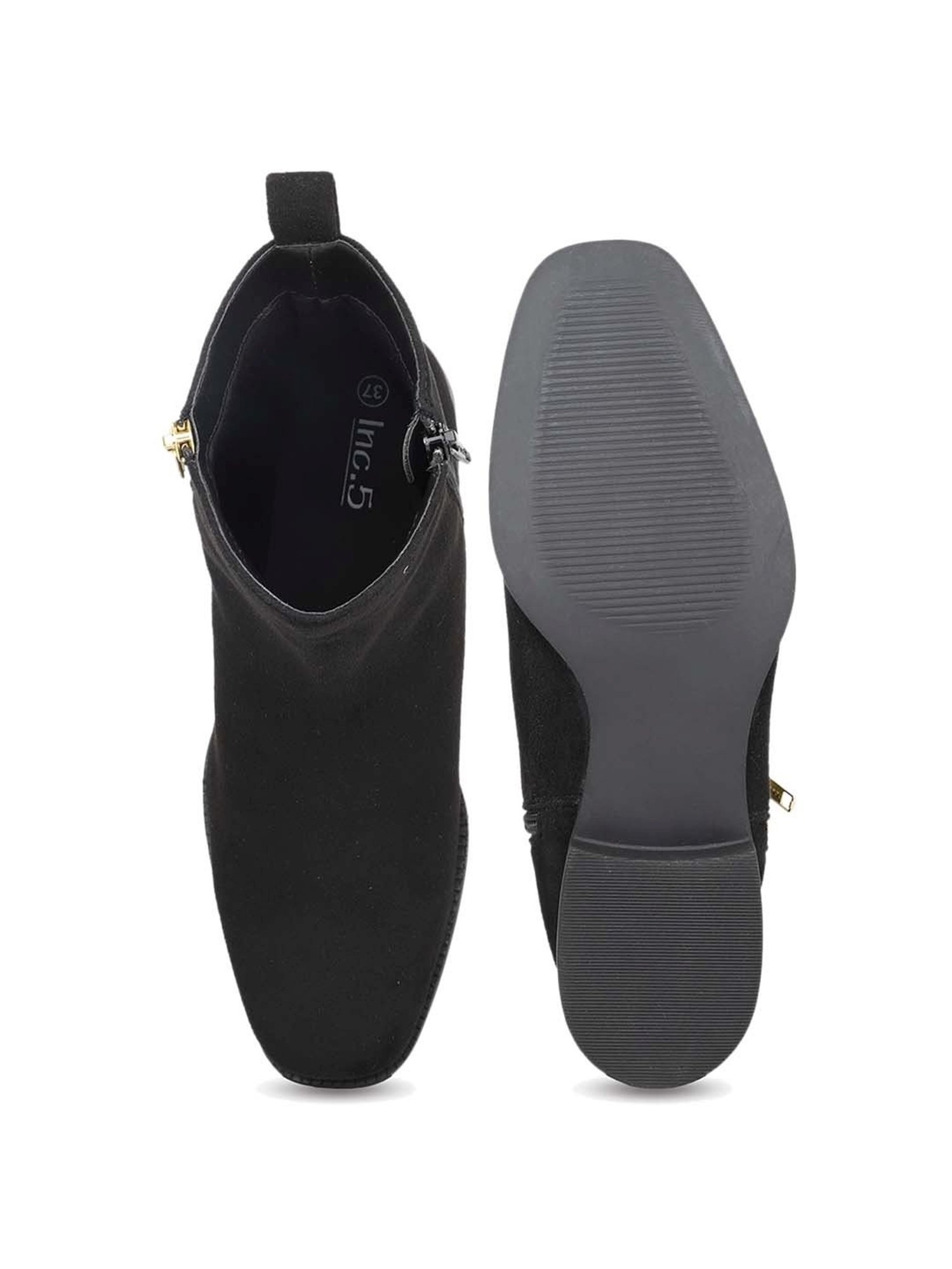 Inc.5 Women's Black Casual Booties