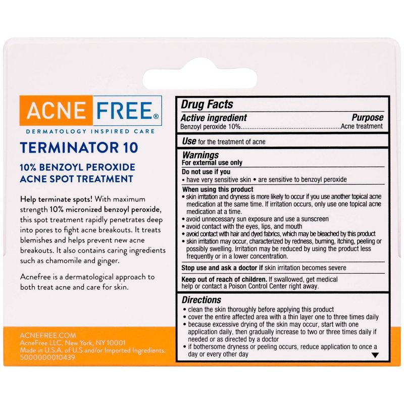 AcneFree Severe Acne Spot Treatment Terminator 10 - 1 fl oz