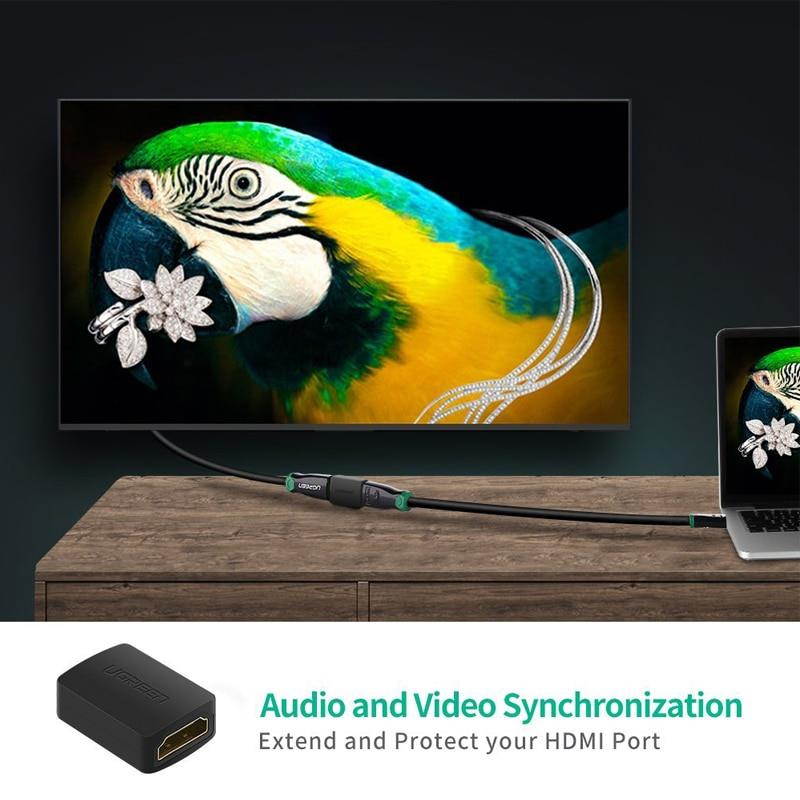 UGREEN HDMI Extended Adapter High Speed 3D 4K HDMI Female to Female Coupler Adapter for TV PS4 PS3 Nintendo Switch Xbox