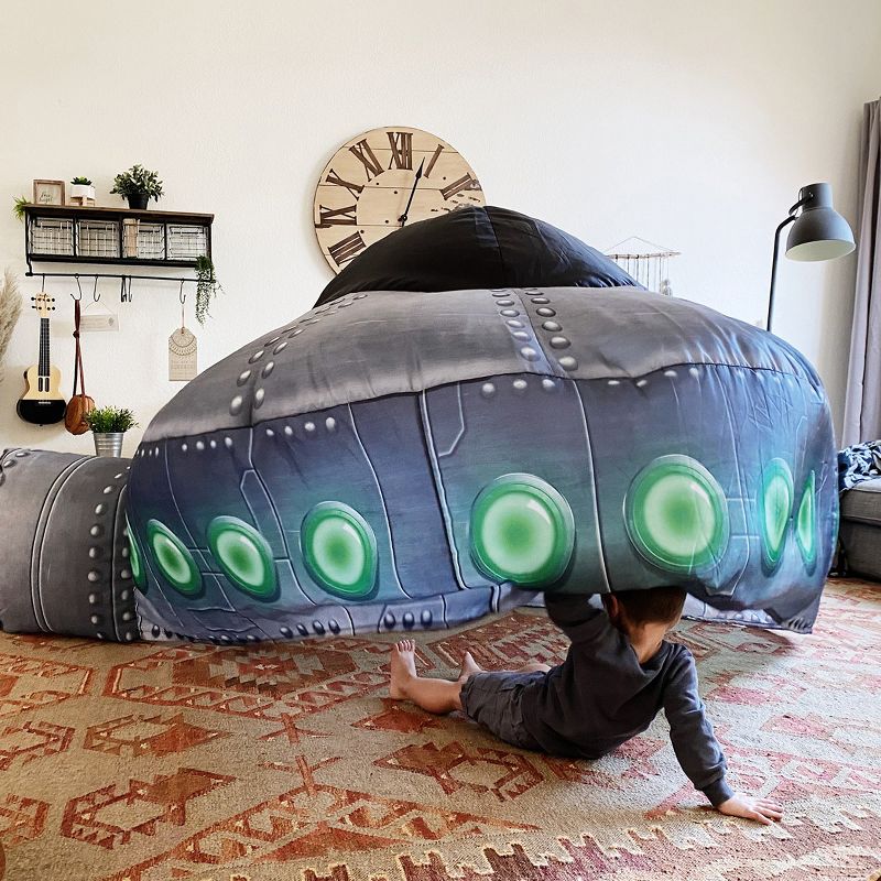 AirFort - UFO Shaped Children's Indoor Play Tent with Easy Storage