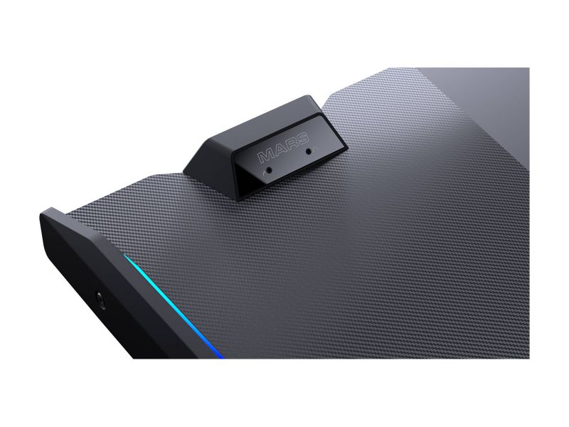 RESPAWN 3000 Gaming Computer Desk - Ergonomic Height Adjustable Gaming Desk, in Blue (RSP-3000-BLU)