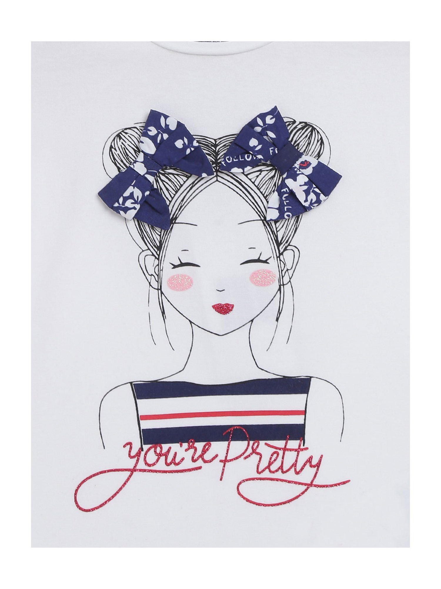 Chicco Kids White Printed Top