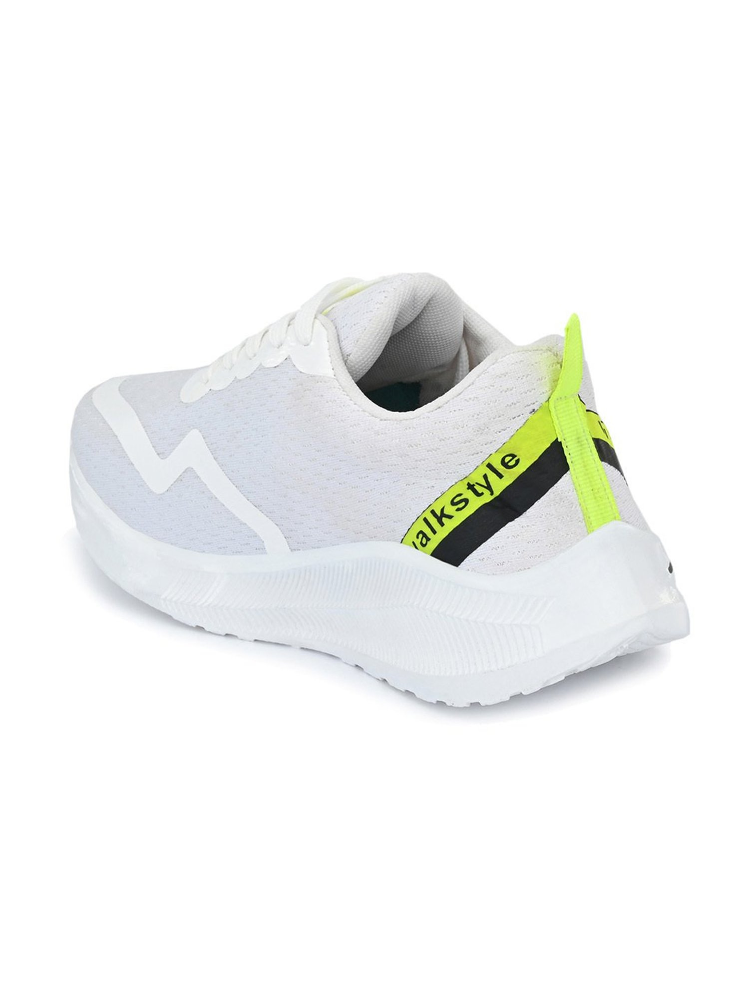Walkstyle by El Paso Men's White Running Shoes