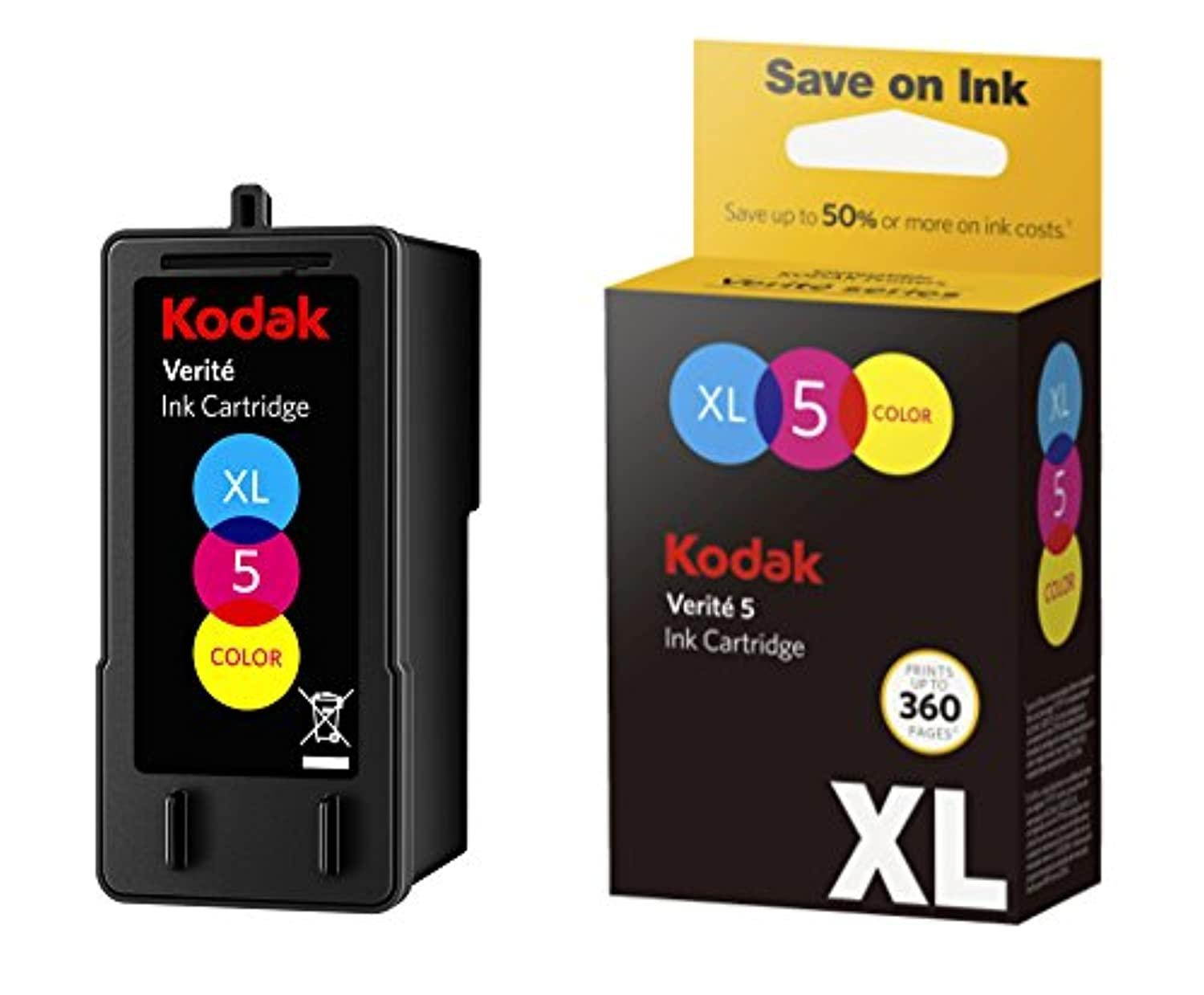 kodak verite 5 replacement inks (alt1ua) xl color ink jet cartridge compatible to v50, v55, v55w eco, v55 plus, v60 eco, v640 e