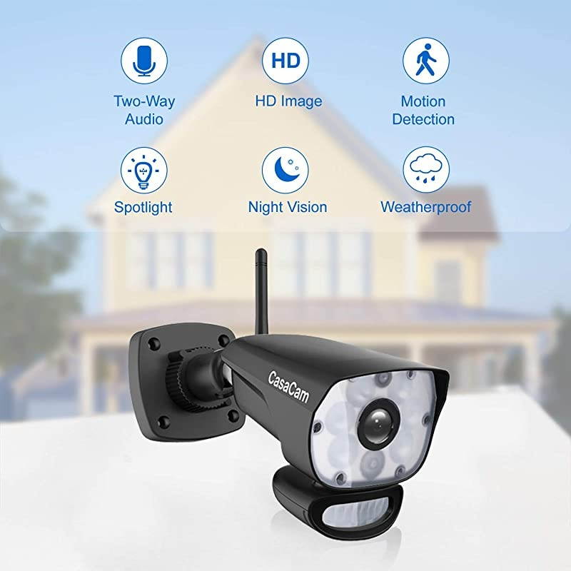 VC1000 AC Powered HD Spotlight Camera for VS1002 VS1001 and VS802 7 Wireless Security System addon Spotlight Camera
