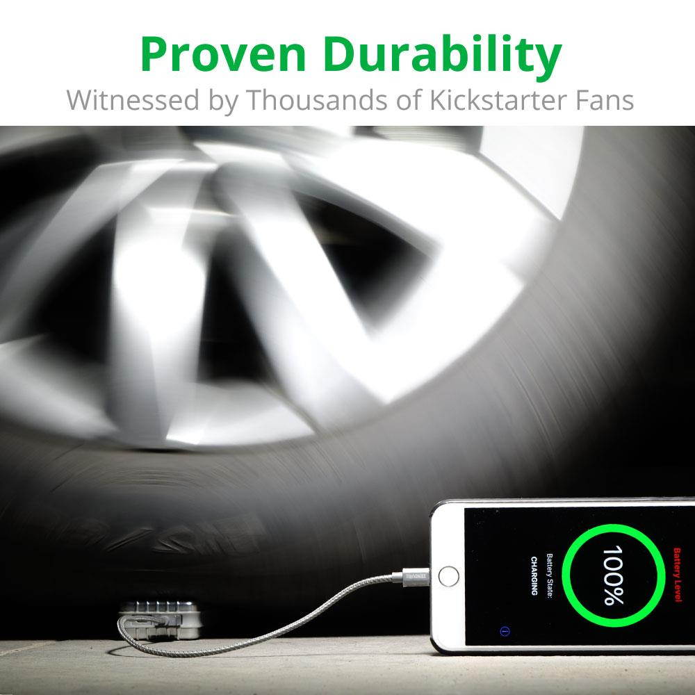 Zendure A2 Portable Charger 6700mAh &ndash; Ultra-durable External Battery Power for iPhone, Android and More, PC Advisor Winner 2014-2017, Lightweight and Compact&ndash; Silver