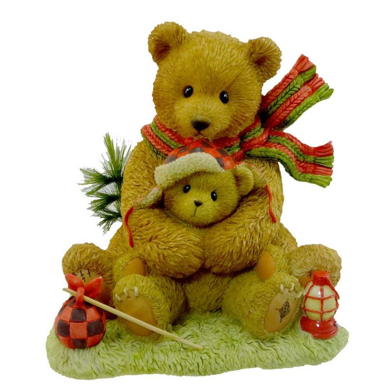 Cherished Teddies Orville Teddy Bear Grizzly Camping  -  Decorative Figurines
