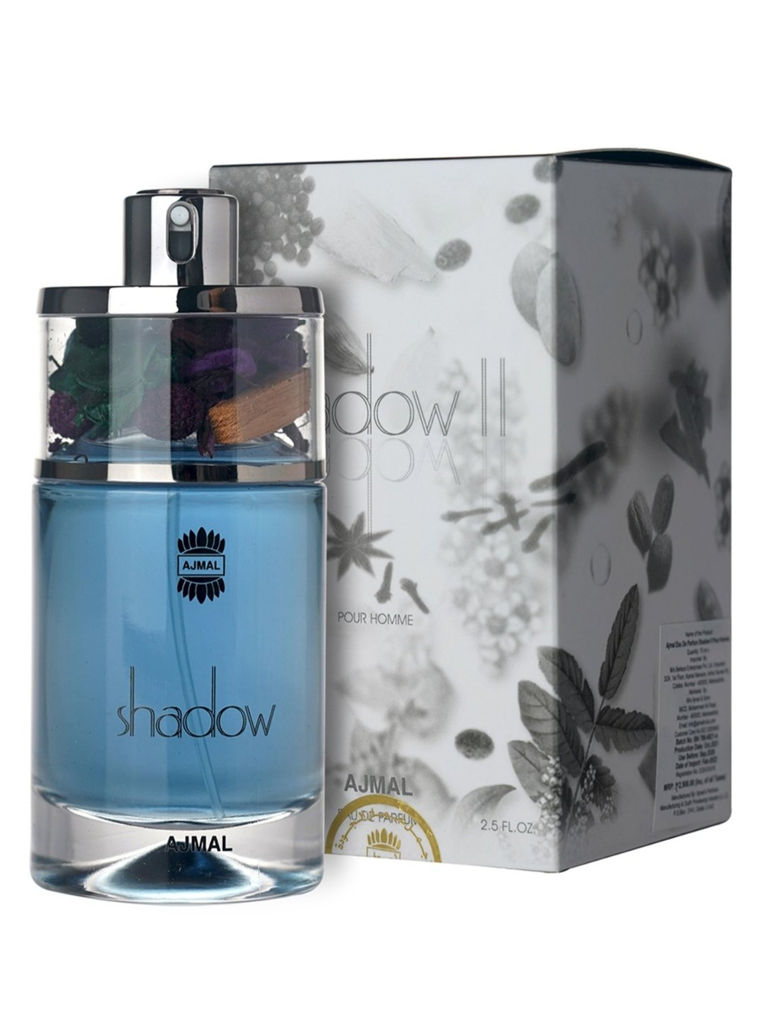Ajmal Shadow II Pour Homme Eau de Parfum for Men - 75 ml