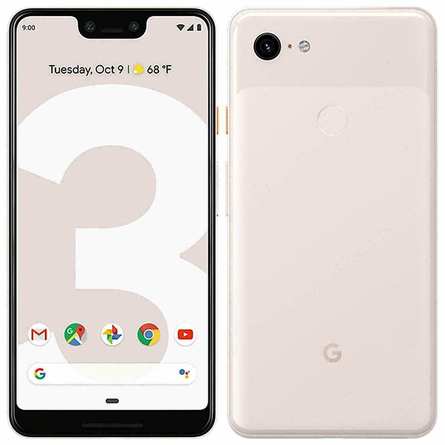 Google Pixel 3 XL 64GB Not Pink Verizon + GSM Unlocked Smartphone