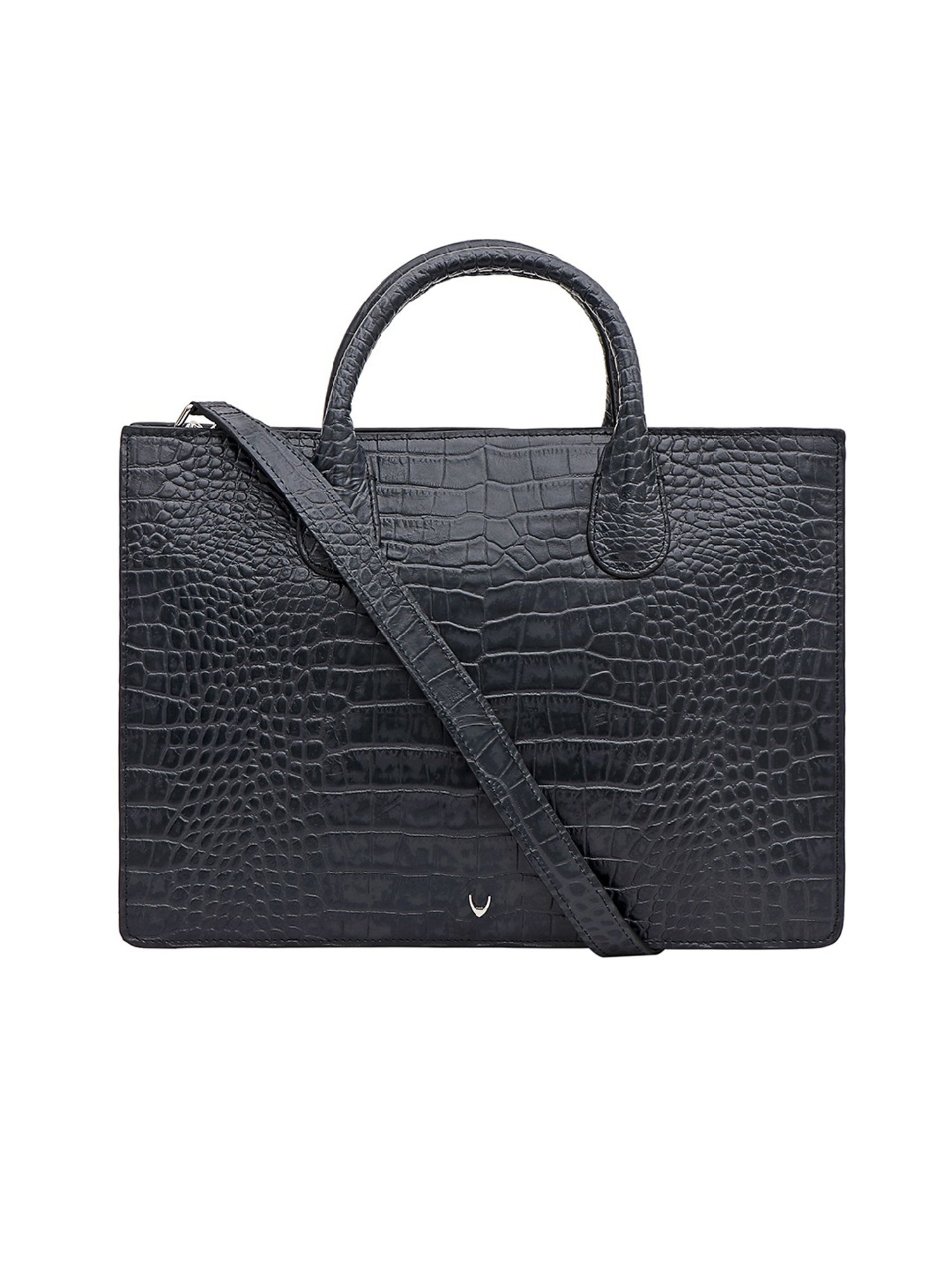 Baggit Brown PVC Solid Laptop Messenger Bag