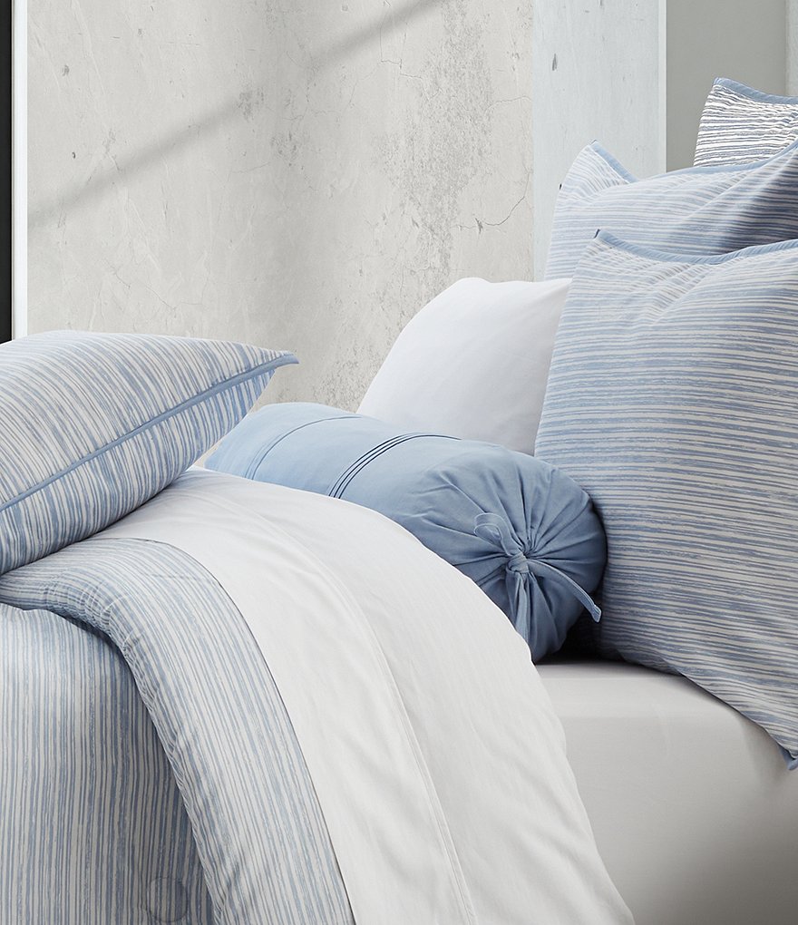 Oscar/Oliver Franco Powder Blue Bolster Pillow