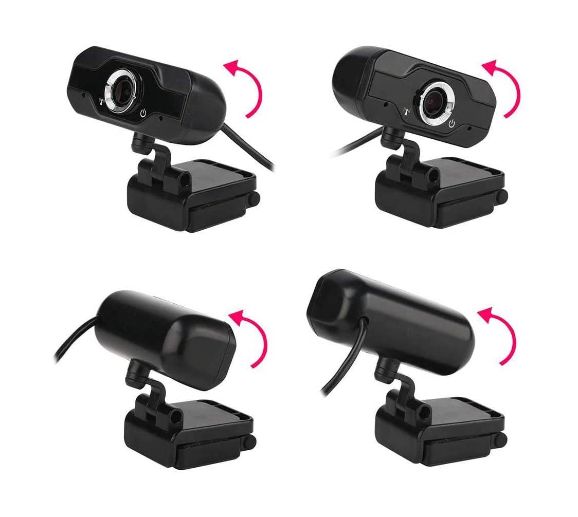 1080P Webcam with Microphone - easyday 110-degree Wide Angle Widescreen USB HD Camera, Laptop Computer Web Cam for YouTube Skype FaceTime OBS