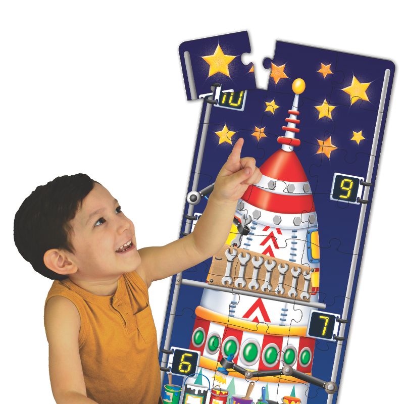 The Learning Journey Long and Tall Puzzles 123 Rocket Ship 50+ pcs