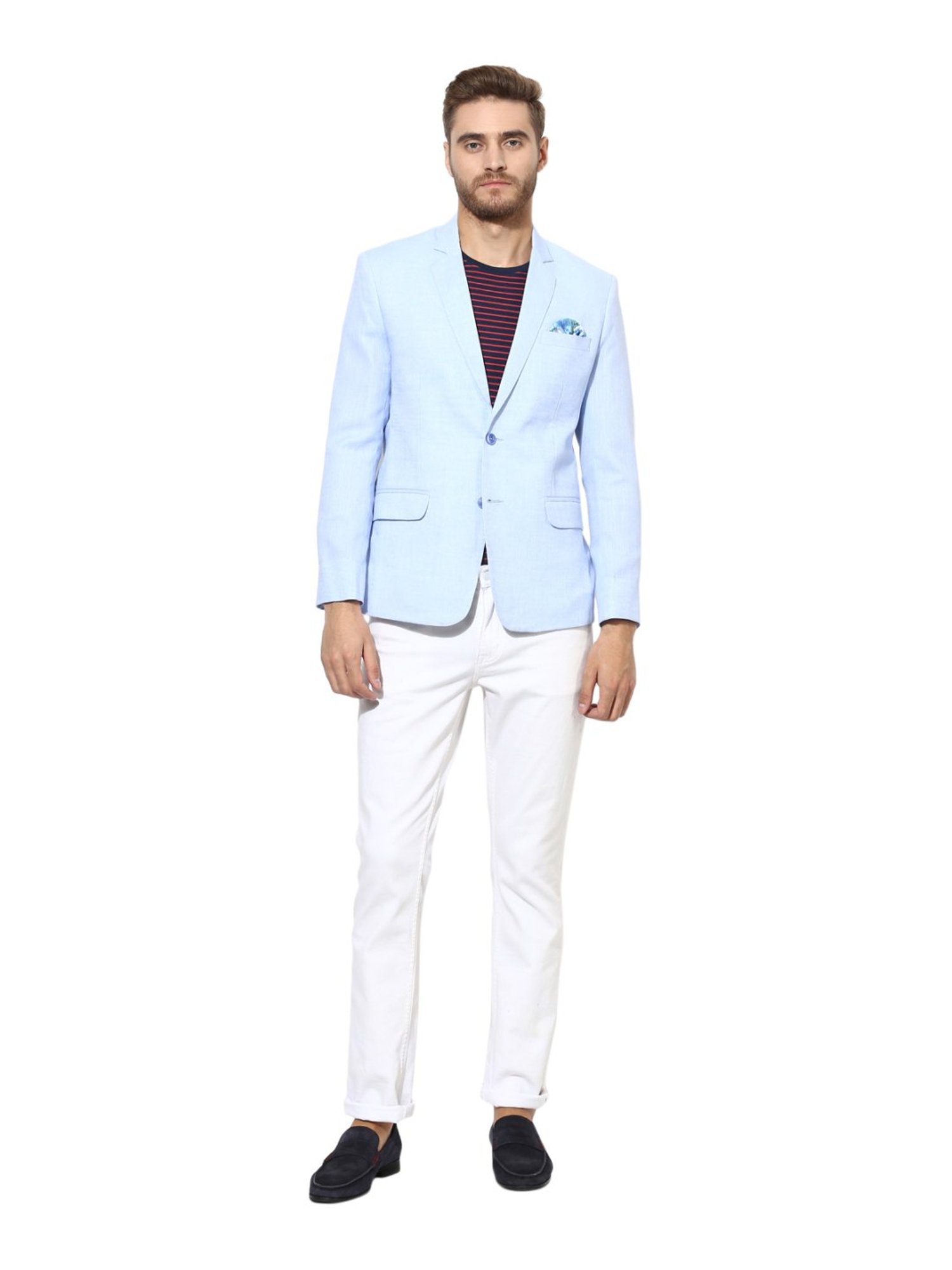 Arrow Sports Green Regular Fit Texture Waistcoat