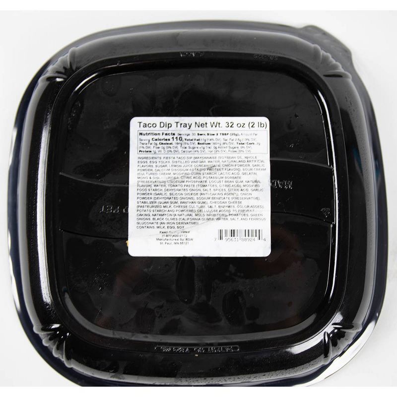 Crazy Fresh Taco Dip Tray - 2lb