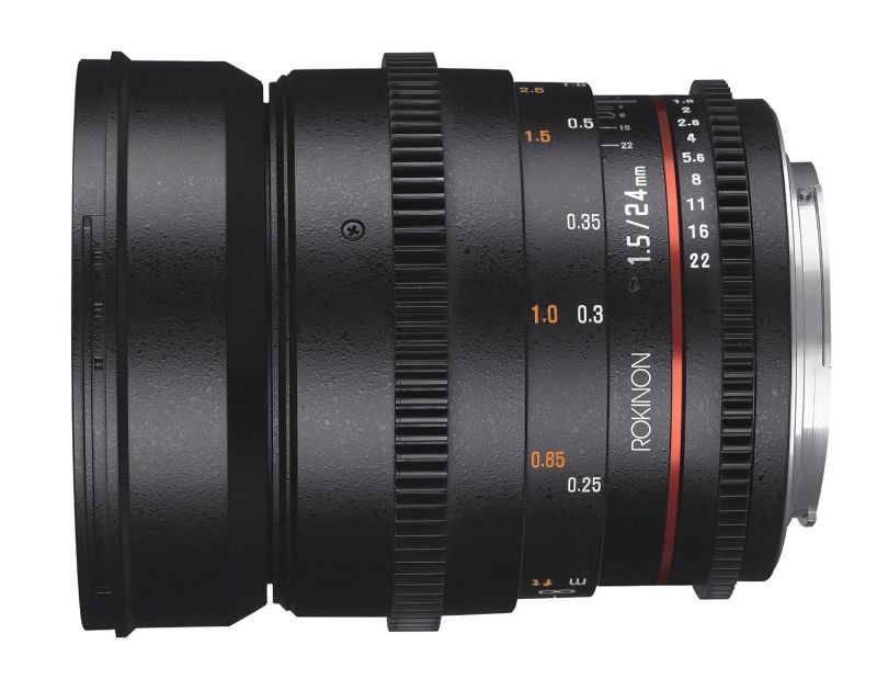 Rokinon 24mm T1.5 Cine Wide Angle Lens for Canon EF Mount #DS24M-C