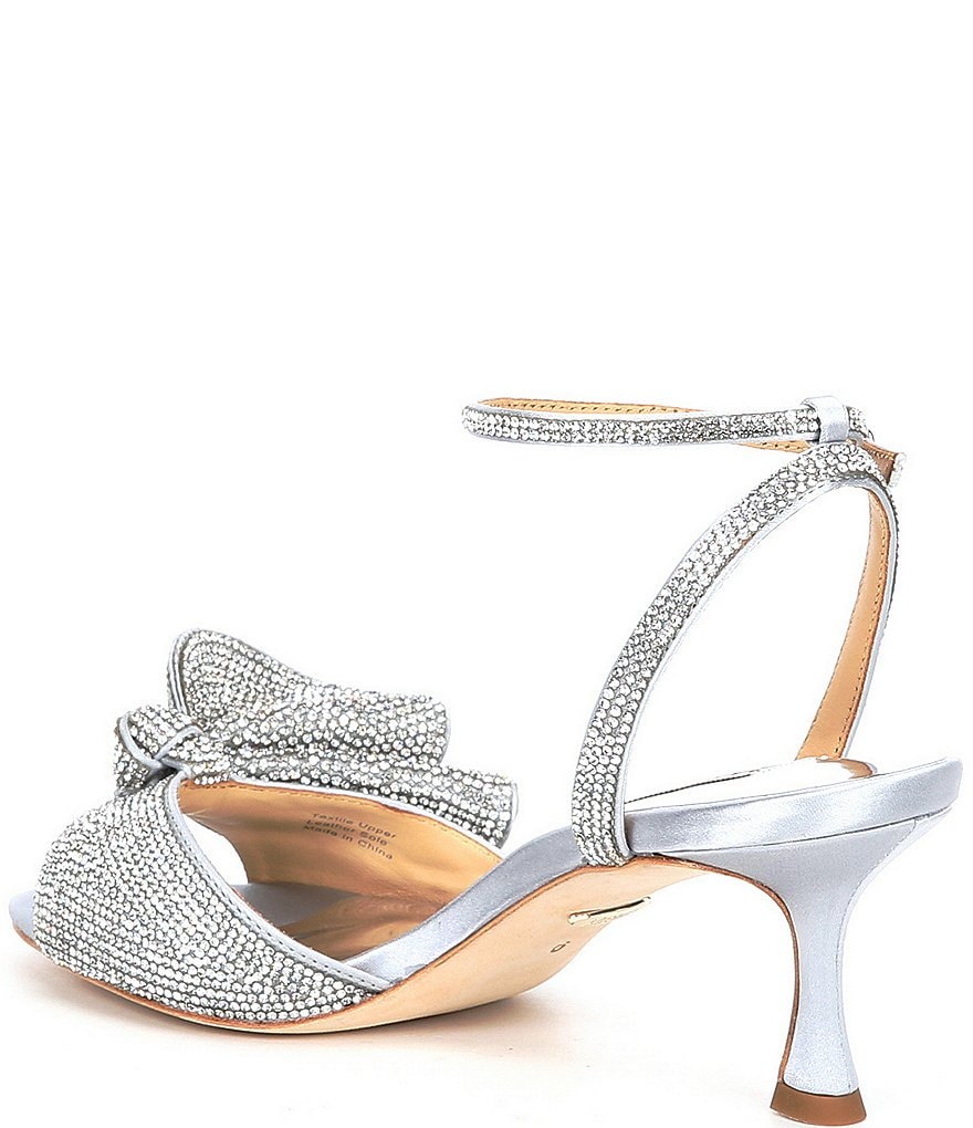 Badgley Mischka Remi Crystal Embellished Detail Dress Sandals