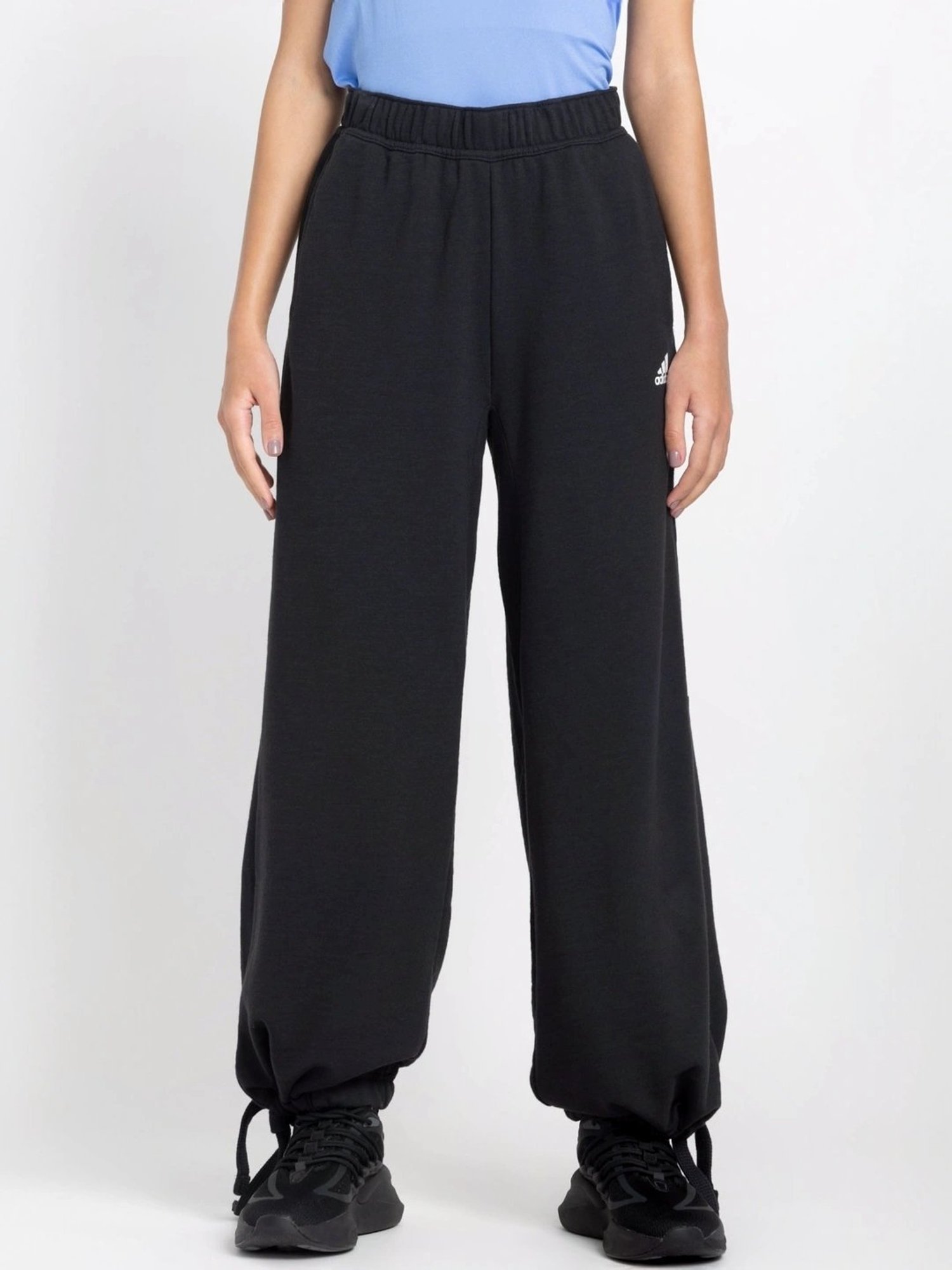 KENDALL + KYLIE Black Cotton Sports Tights