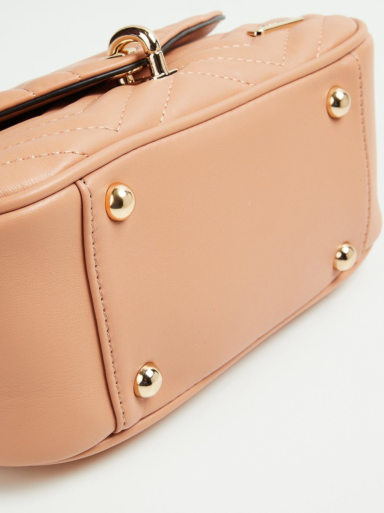 Code by Lifestyle Orange Quilted Cross Body Bag