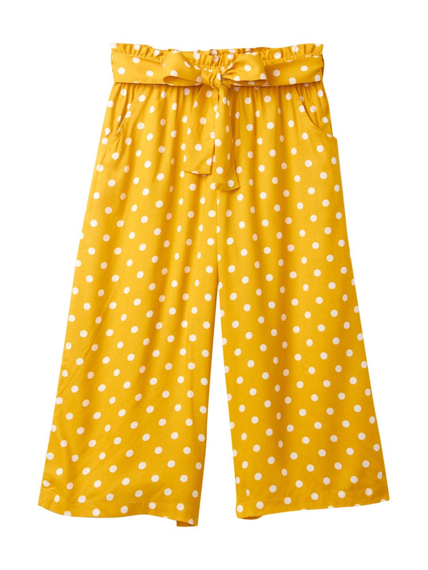 Cub McPaws Kids Yellow Printed Jumpsuit