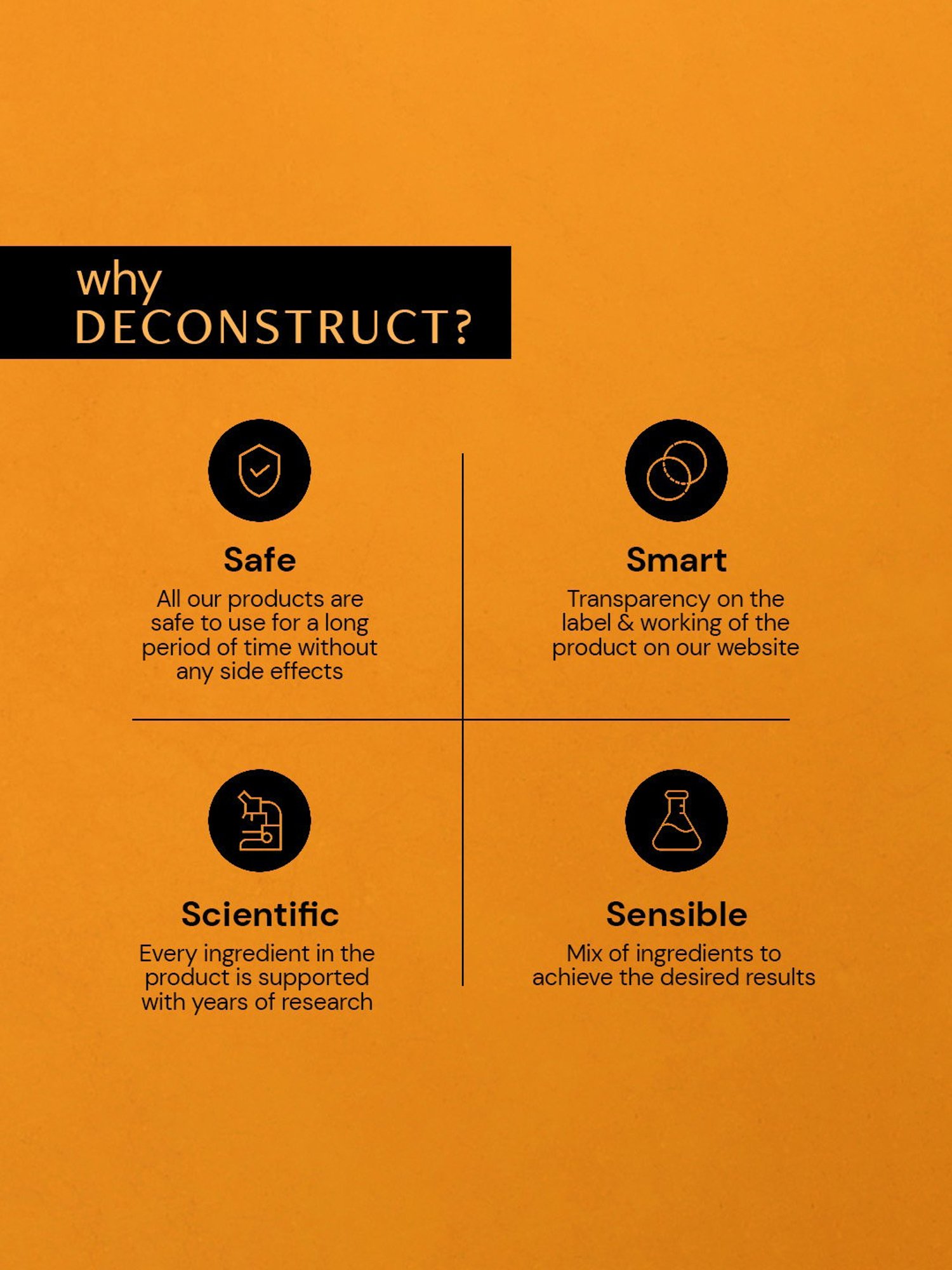 Deconstruct Vitamin C Serum with 10% Vitamin C & 0.5% Ferulic Acid - 30 ml
