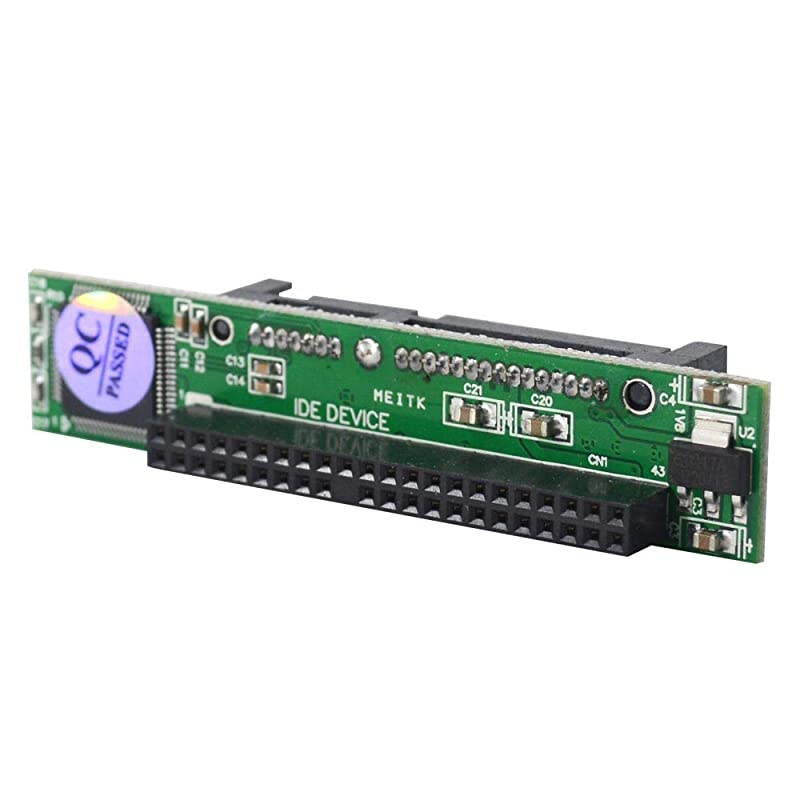 2.5" Inch IDE to SATA Adapter, Convert Laptop 44 Pin Male IDE PATA HDD Hard Disk Drive SSD to a Serial ATA Port
