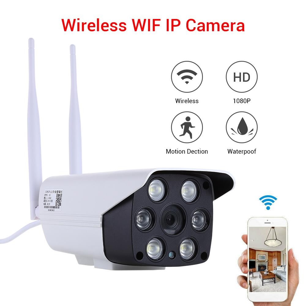 Full HD 1080P Wifi P2P Wireless Security IP Camera Night Vision Outdoor Cam