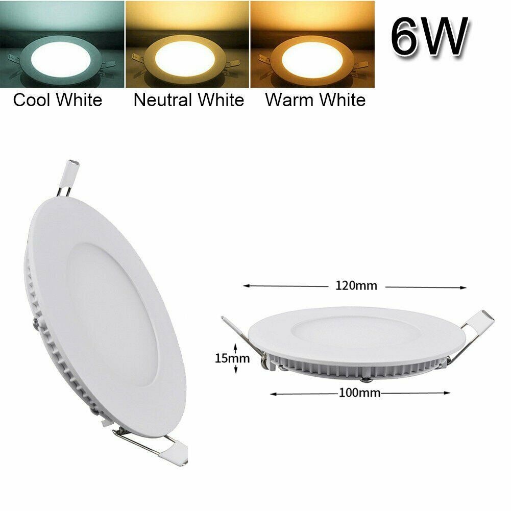 10X LED Recessed Ceiling Panel Down Lights Lamp Fixture 9W 12W 15W 18W 24W?