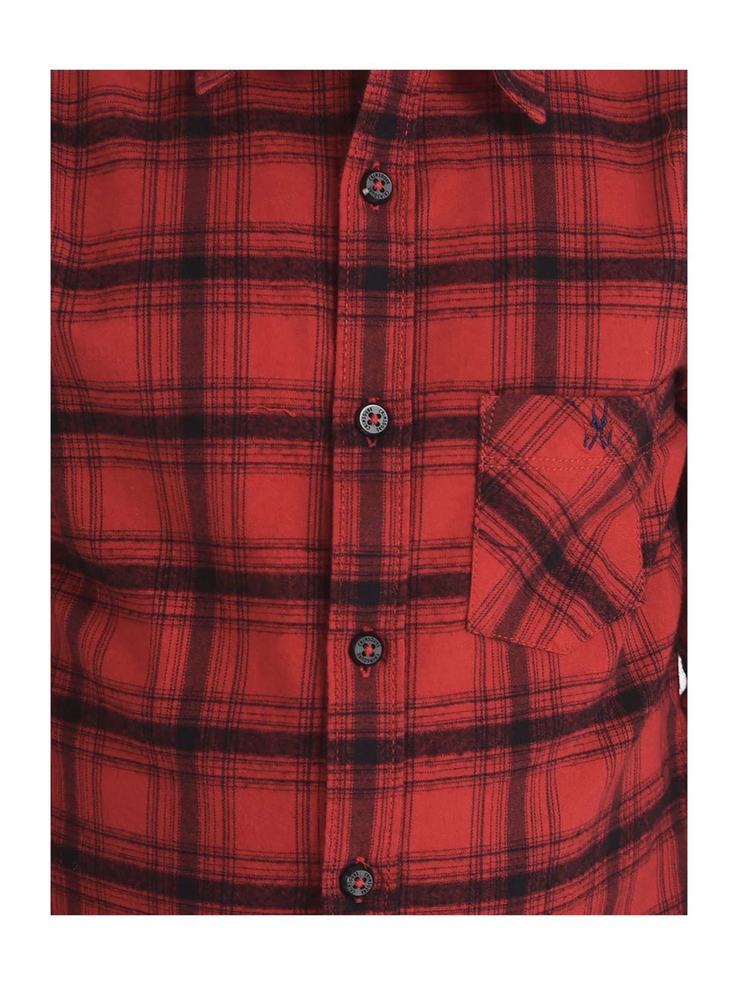 Crimsoune Club Kids Red Checks Shirt