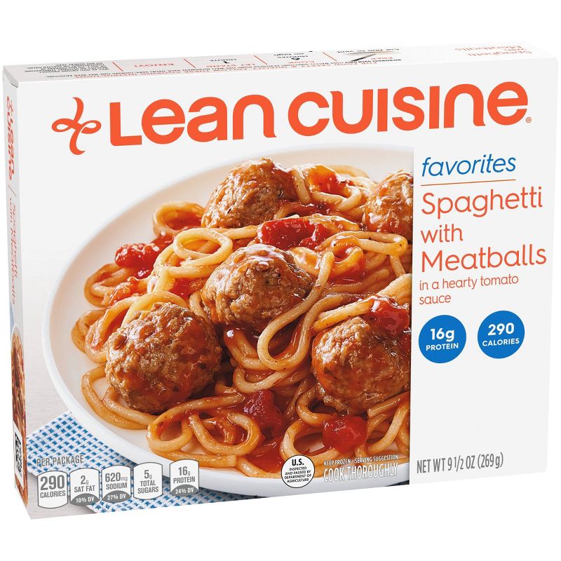 Lean Cuisine Favorites Frozen Spaghetti With Meatballs - 9.5oz