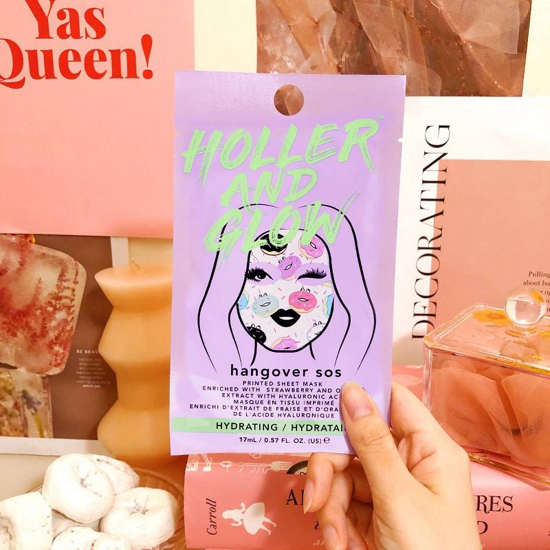 Holler and Glow Hangover SOS Sheet Mask - 0.85 fl oz