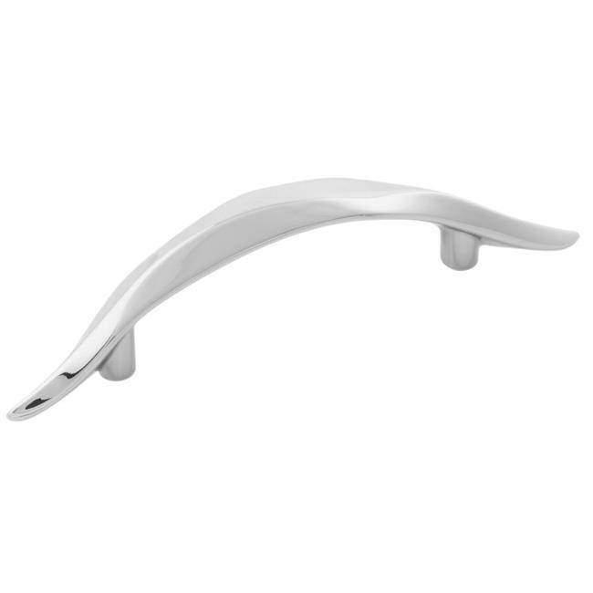 Belwith BWH076647 14 3 in. C-C Willow Cabinet Pull - Polished Nickel