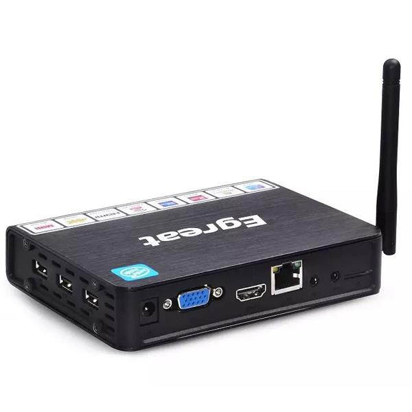 Egreat i6 Wintel Mini PC Windows 8.1 Intel Z3735F TV BOX Smart TV Receiver Media Player 2G RAM 32G ROM 2.4G/5G WIFI Bluetooth RII i8 Airmouse QWERTY Keyboard Bundle Kit 2.4G