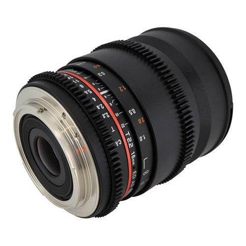 Rokinon CV16M-NEX 16mm T2.2 Cine Wide Angle Lens for Sony E-Mount Cameras