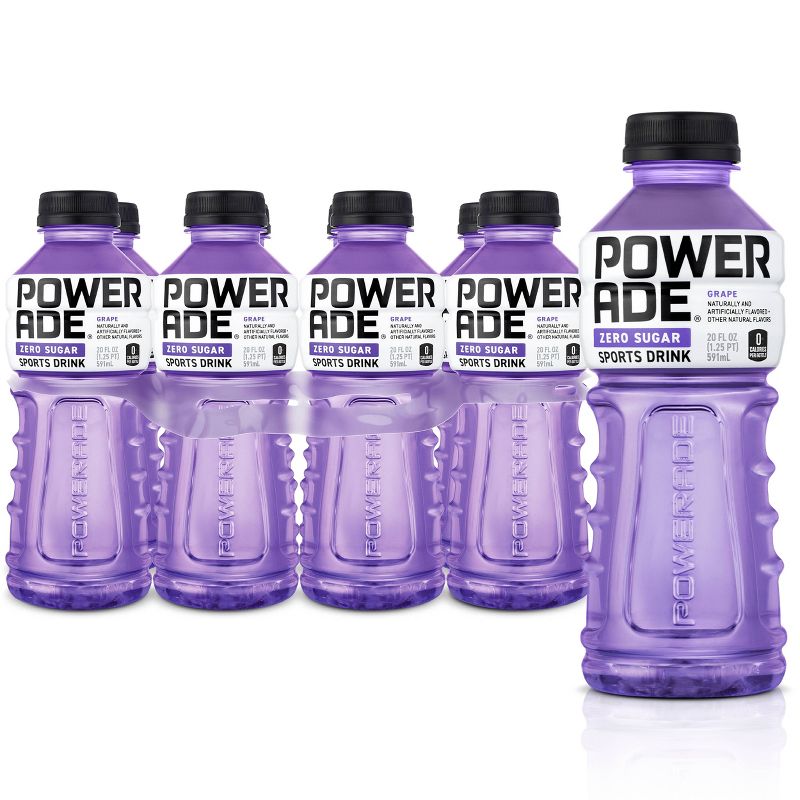 POWERADE Zero Grape Sports Drink - 8pk/20 fl oz Bottles