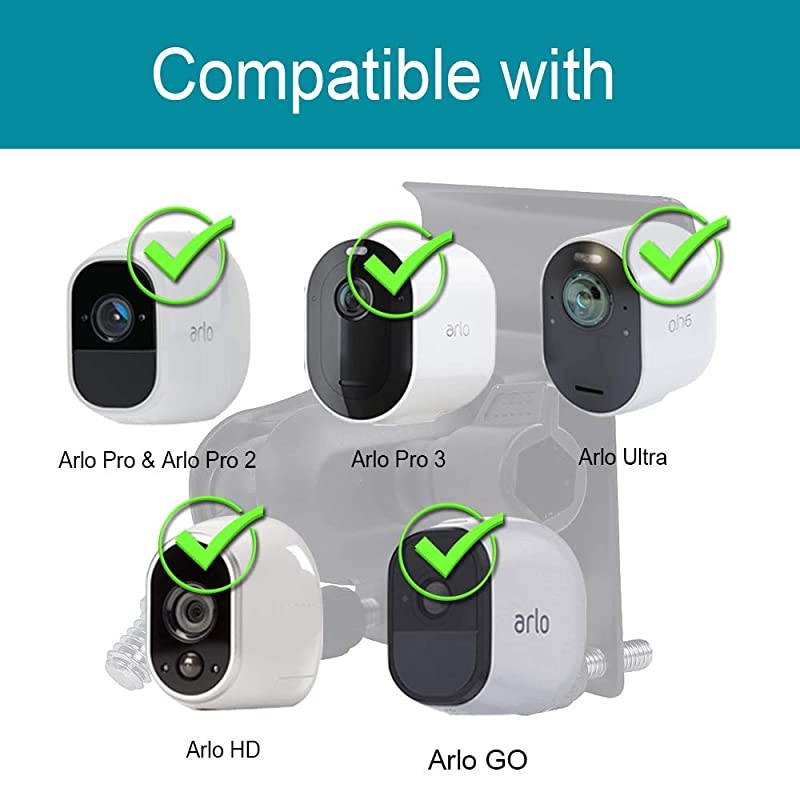 Vinyl Siding Clip for Arlo Pro 4/Pro 3/Pro 2/Ultra 2/Ultra/Arlo Essential/eufy Cam/Roelink ZUMIMALL, Vinyl Siding Hook Hanger for More Cameras(Black, 1Pack by )