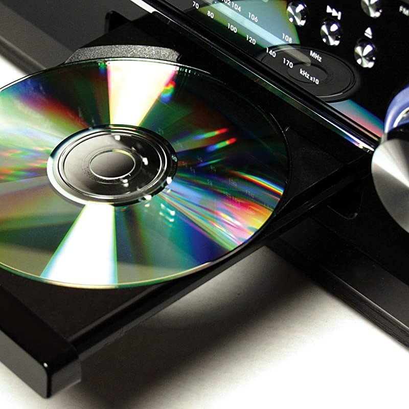 JTA-475B 3-Speed Stereo Turntable with CD System, Cassette, and AM/FM Stereo Radio