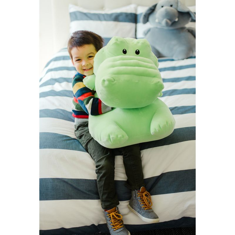 Animal Adventure Squeeze with Love Jumbo Stud Muffin Alligator 20.5" seated Stuffed Animal