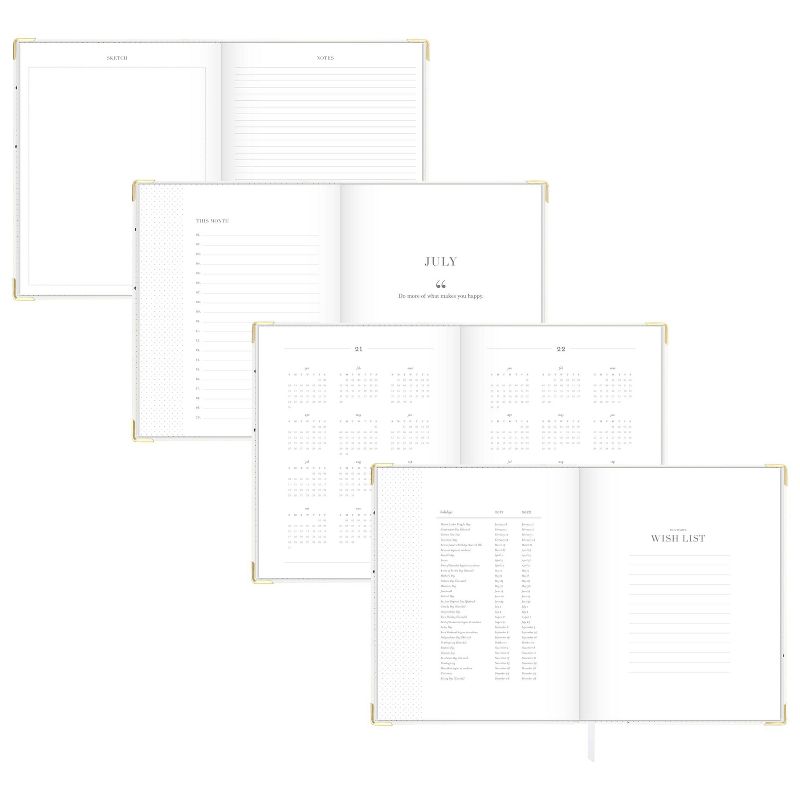 Undated Teacher Planner 8.5" x 11" Large Weekly Lesson Plan Book Botanical Floral - TF Publishing