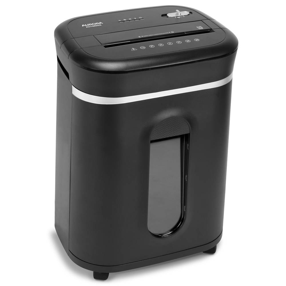 Aurora AU1460XA Anti-Jam 14-Sheet Crosscut Paper/ CD and Credit Card Shredder/ 6-gallon pullout basket 120 Minutes Continuous Run Time
